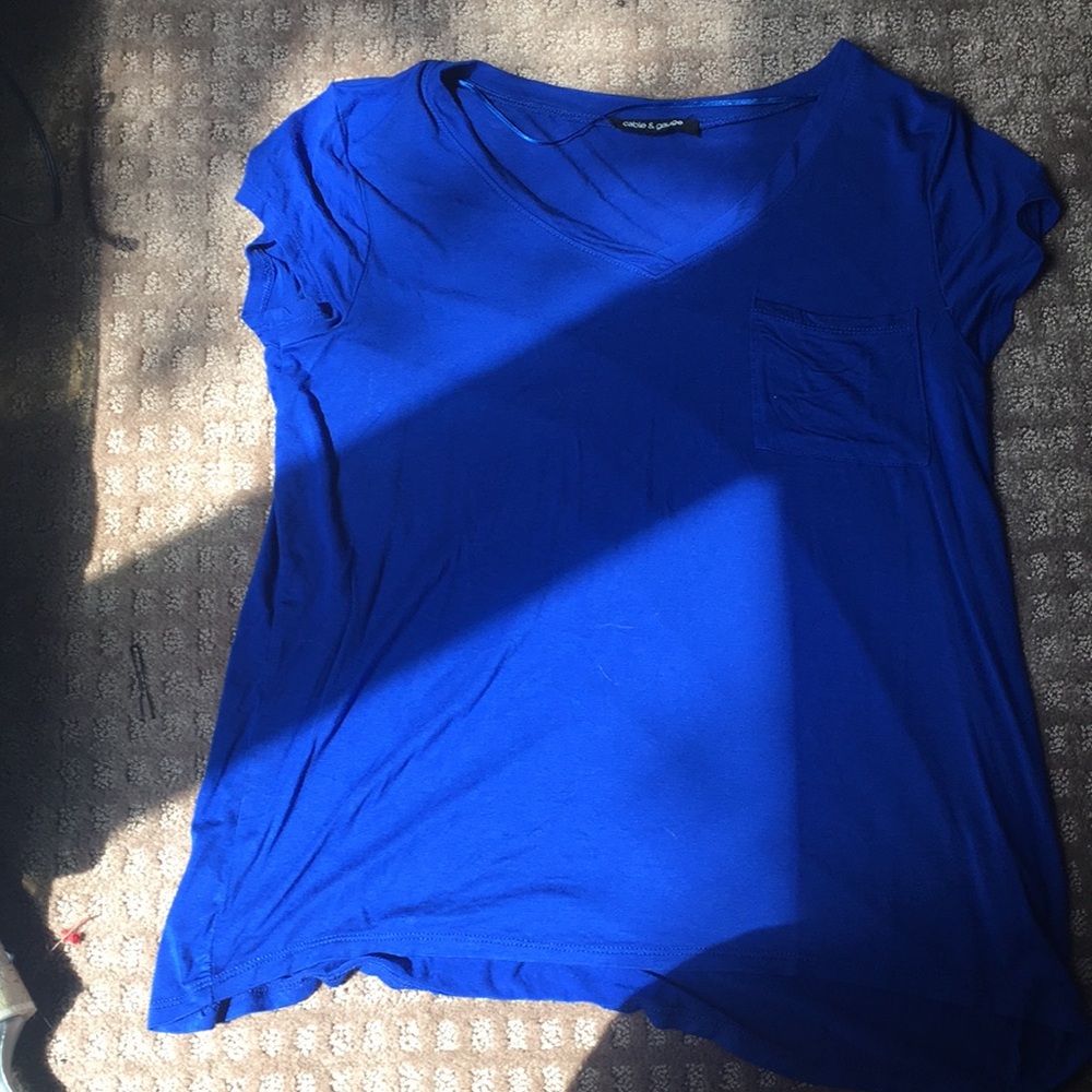 Dark blue shirt